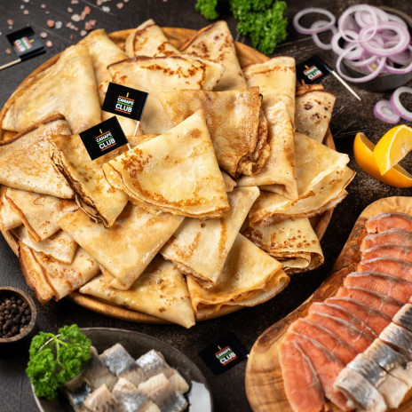 Блины Рыбное ассорти